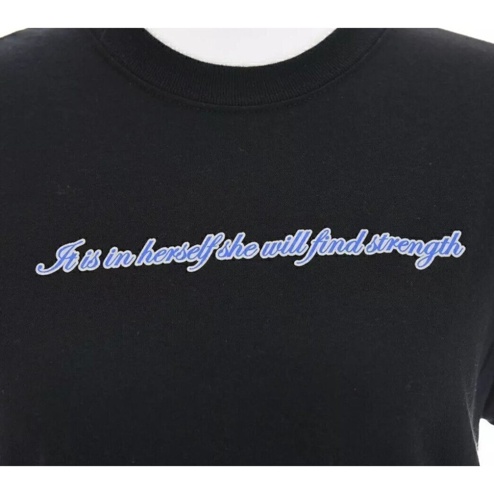 NWT Women Inspirational Girl Power Strength Braverman Graphic T-Shirt Gym Sz S